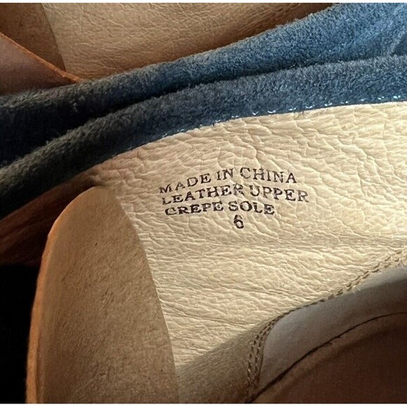 Michael by Michael Kors Rory Womens Wedge Suede Ankle Boots Teal Size 6 - Picture 5 of 8